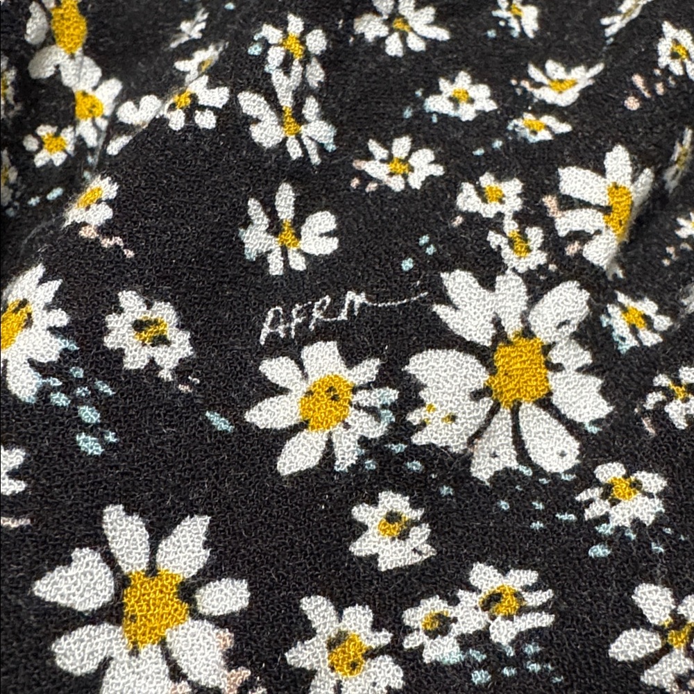AFRM Macy Daisy Ditsy Floral Print Shirred Maxi 90s Y2K Puff Sleeve Dress - Picture 10 of 13